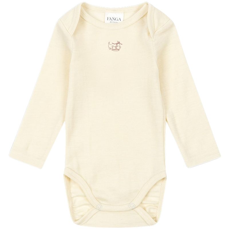 Konges Sløjd Erba body i ull, Beige Melange