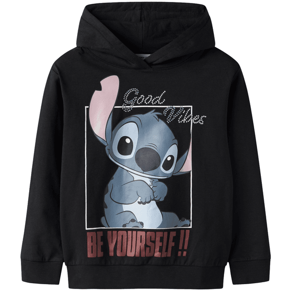 Hovedbilde Name It Nkfdys Stitch hettegenser til barn, Black