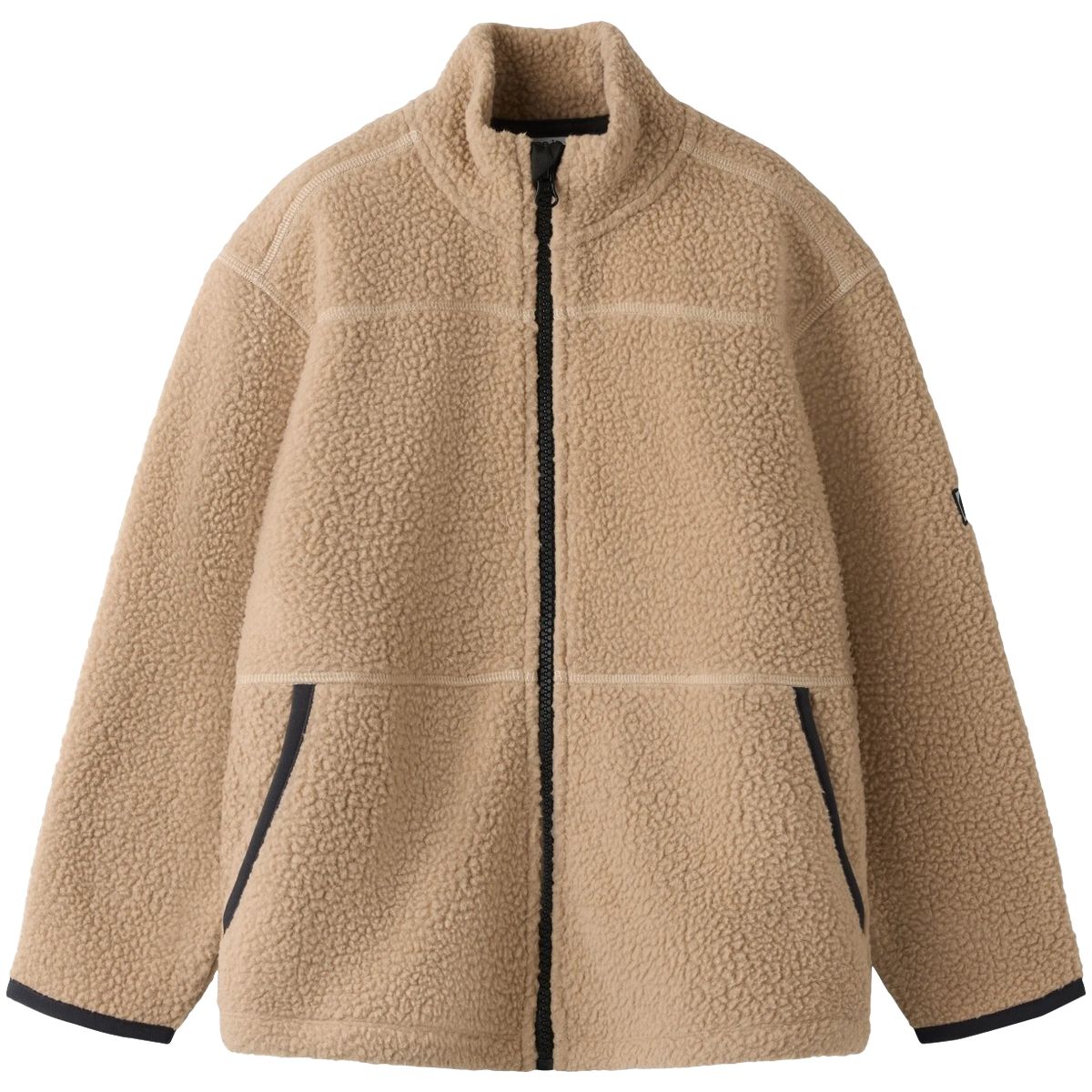 Name It Nmfbulina teddyjakke til småbarn, Gilded Beige