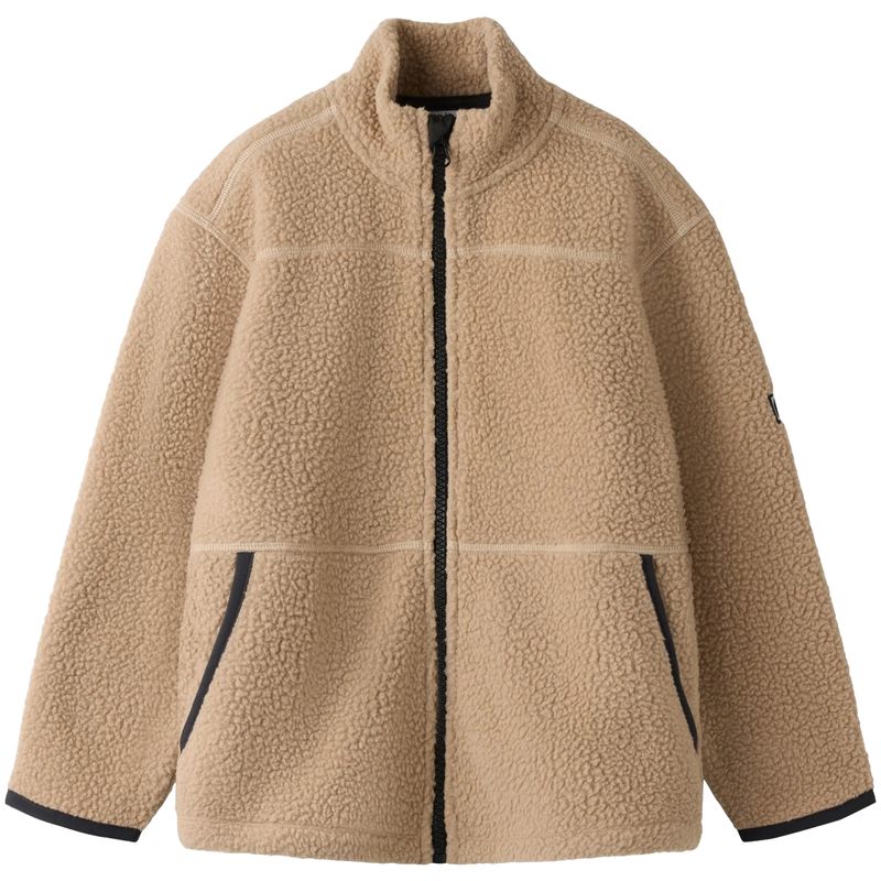 Name It Nmfbulina teddyjakke til småbarn, Gilded Beige