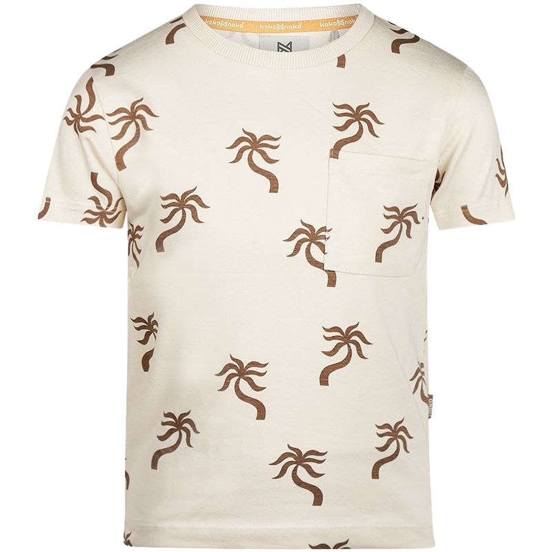 Koko Noko t-skjorte til barn m/palmer, Off White