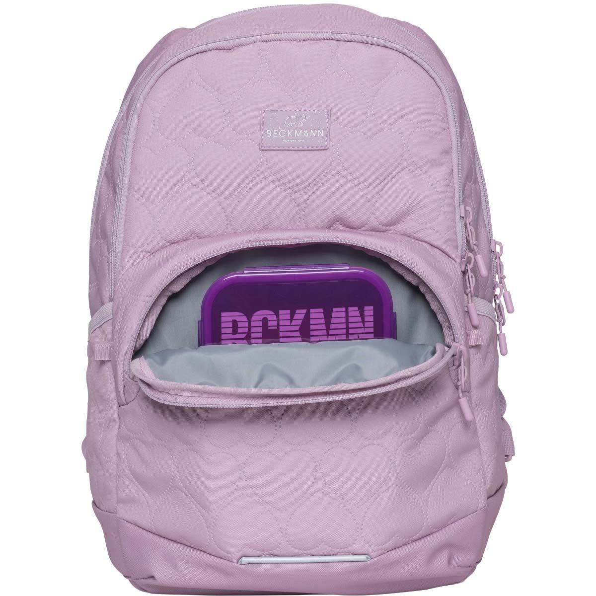 Beckmann Sport Junior skolesekk 30 L, Padded Hearts