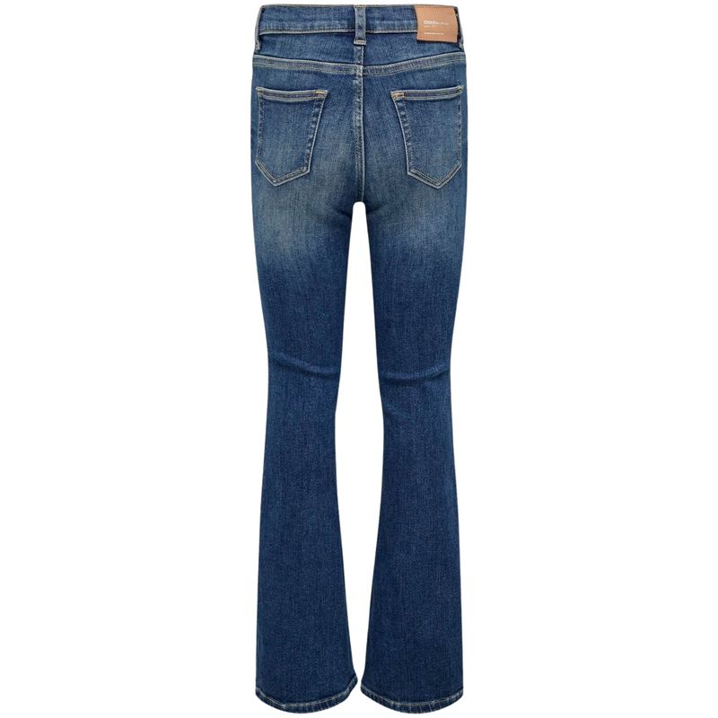 Kids Only Kogblush Flared jeans til barn, Medium Blue Denim