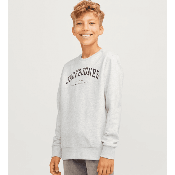 Hovedbilde Jack and Jones Junior Jjecaleb sweatshirt, White ...