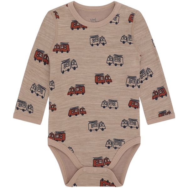 Hovedbilde Hust and Claire Baloo Firetruck ull/bambus body, ...