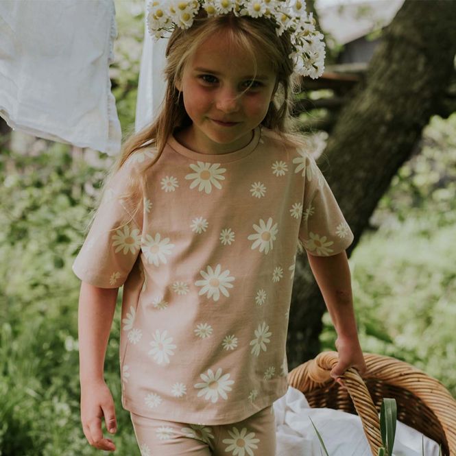 Hovedbilde Koko Noko t-skjorte til barn, Smokey Pink