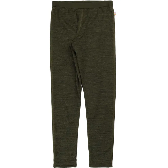 Hovedbilde Joha leggings i ull til barn, Moss green