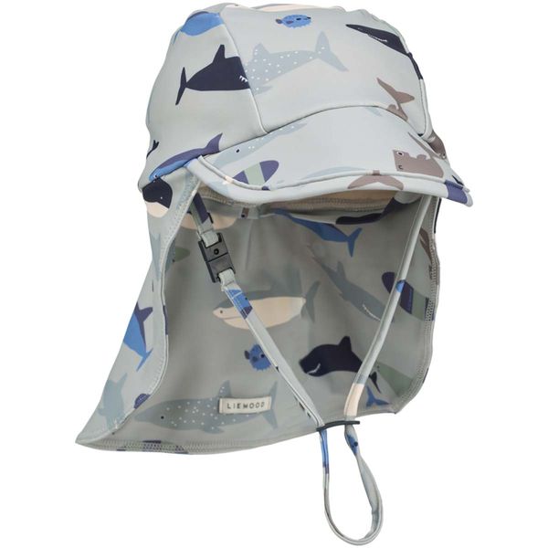 Hovedbilde Liewood Cecilia solhatt til barn, Shark/Dove blue