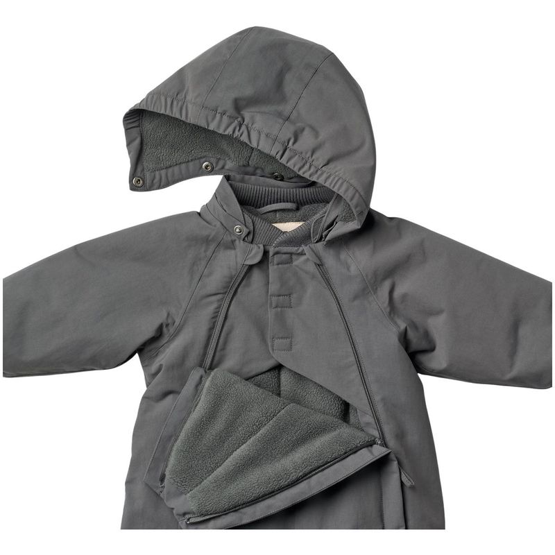 Wheat Adi vinterdress til baby, Dark Charcoal