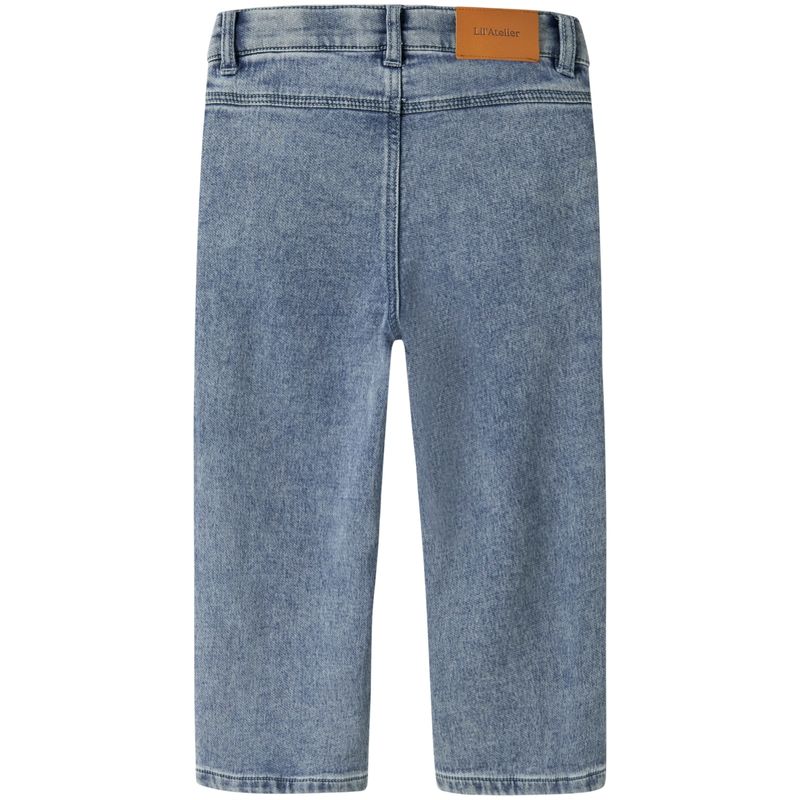 Lil' Atelier Nmfnadie Wide-jeans småbarn, Medium Blue Denim
