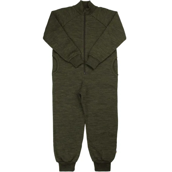 Hovedbilde Joha ulldress i tykk merinoull til barn, Moss ...