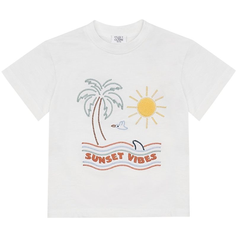 Hust and Claire Hcarthur Sunset t-skjorte til barn, Ivory