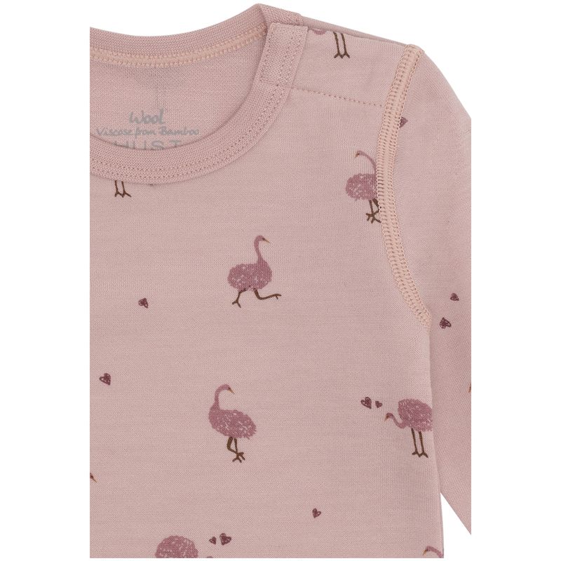 Hust and Claire Baloo Ostrich ull/bambus body, Adobe Rose