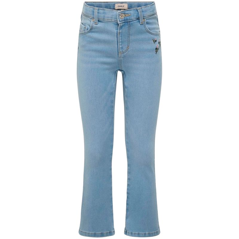 Kids Only Kmgroyal Flared jeans til småbarn, Light Blue Den.