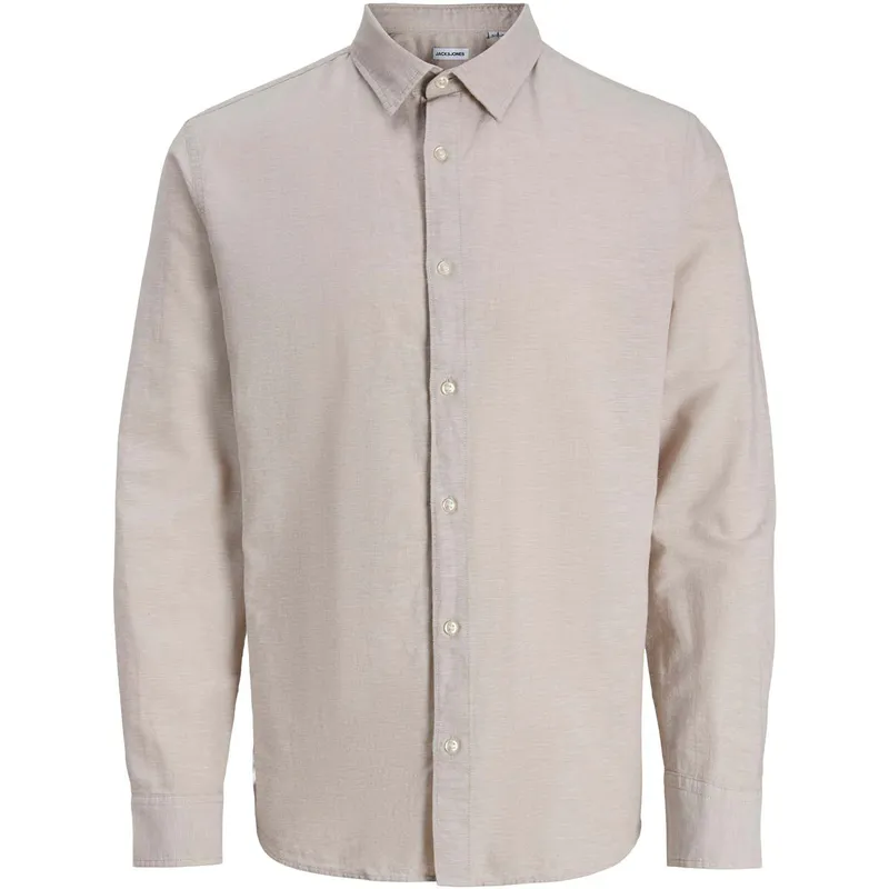 Jack & Jones Mni Jjebreeze skjorte i lin/bomull, String