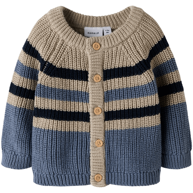 Hovedbilde Name It Nbmraya cardigan til baby, Flint Stone
