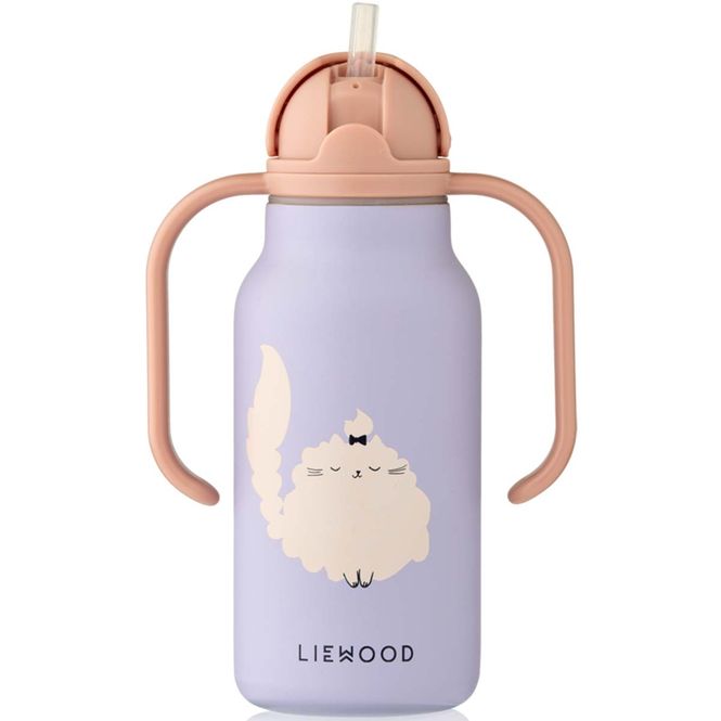 Hovedbilde Liewood Kimmie vannflaske 250ml, Cat/Warm Lilac