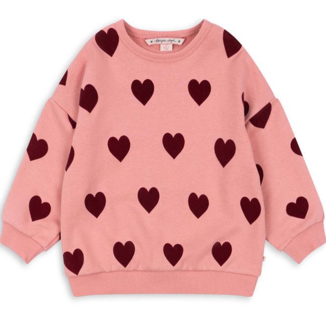 Hovedbilde Konges Sløjd Lou sweatshirt til barn, Coeur