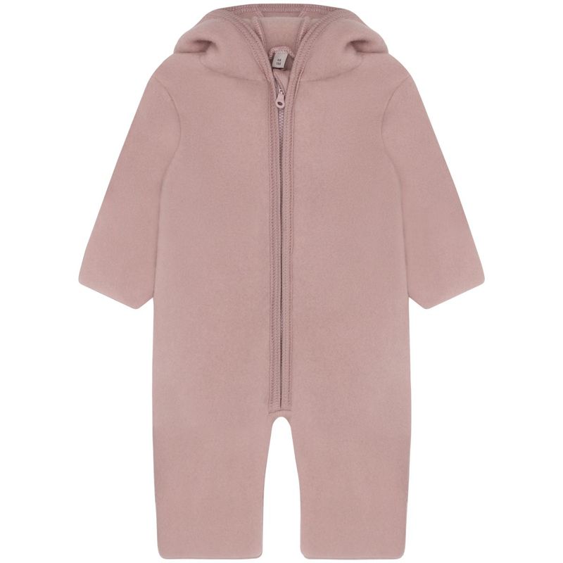  HUTTEliHUT Ullfleecedress med ører, Mahogany Rose