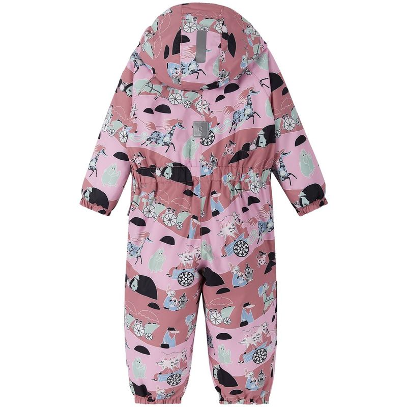 Reima Puhuri Moomin vinterdress til baby, Rose blush
