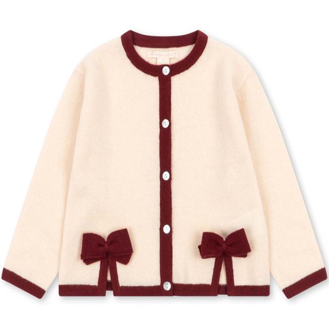 Hovedbilde Konges Sløjd cardigan i ull til barn, Pale Blush