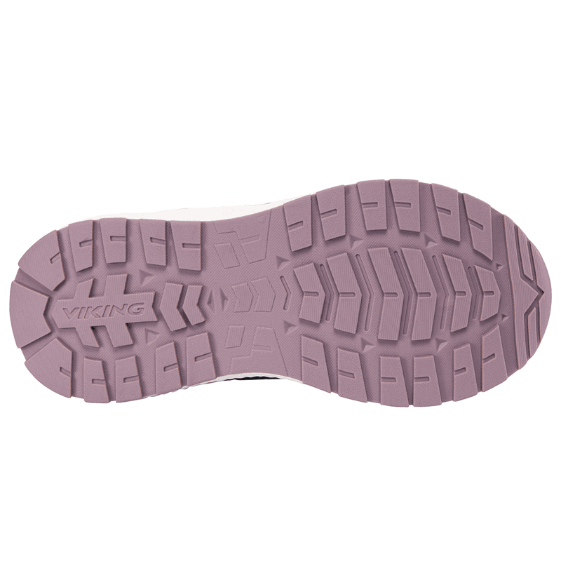 Viking Equip Glitter WP Warm 2V vintersko, Charcoal/Dusty P.