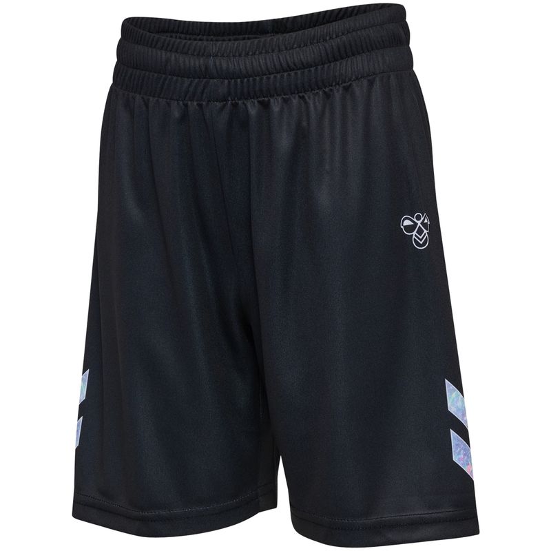 Hummel Shimmer shorts-sett til barn, Shadow Lime/Black