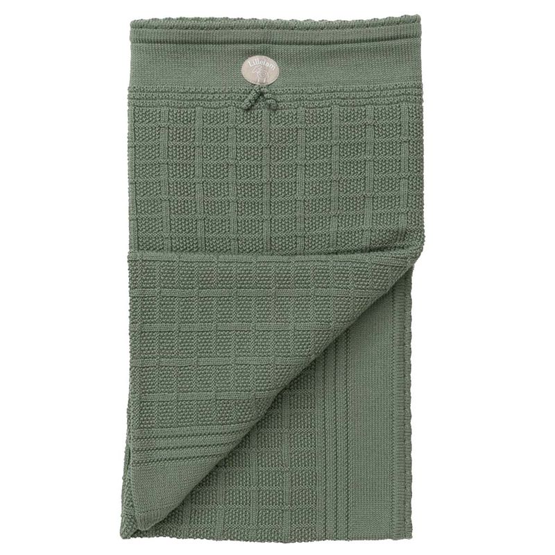 Lillelam x DMK Classic pledd i merinoull, Dusty Green