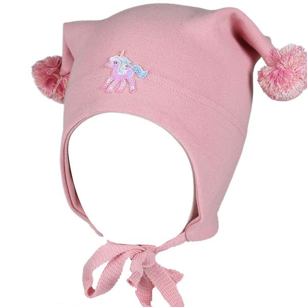 Hovedbilde Kivat vårlue med enhjørning, Vintage Pink