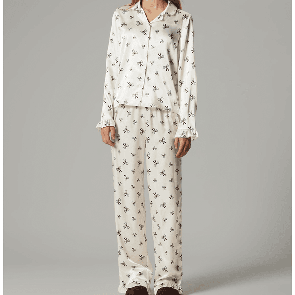Hovedbilde LMTD Nlfbow pyjamas til barn, Antique White