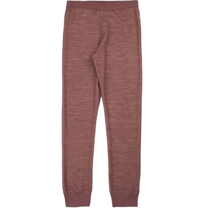 Hovedbilde Joha leggings i ull/bambus til barn, Drk.Rose