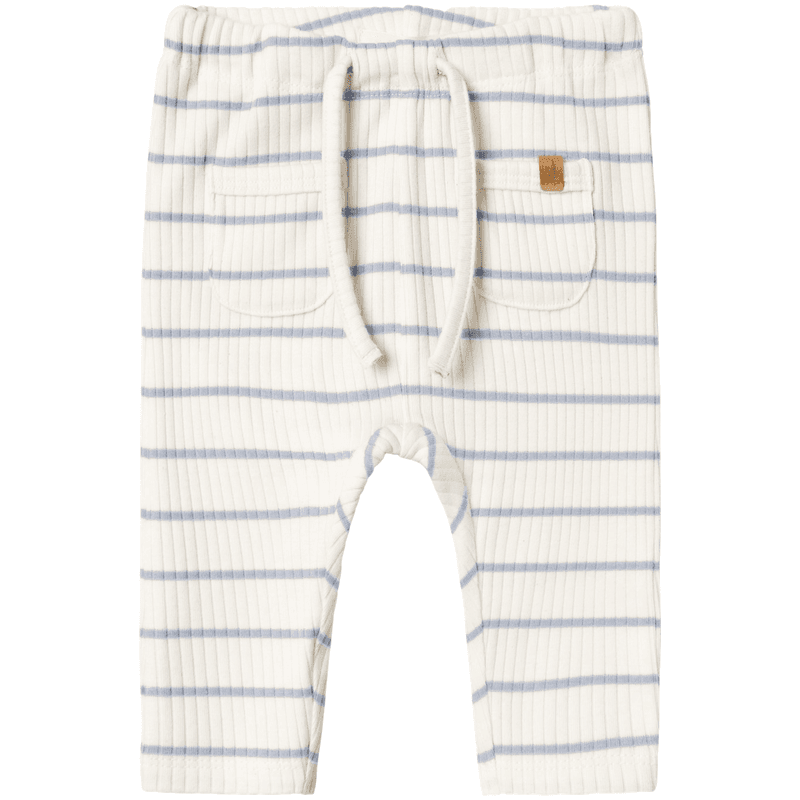 Lil' Atelier Nbmkail bukse til baby, Coconut Milk